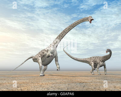 Dinosauro Diplodocus Foto Stock