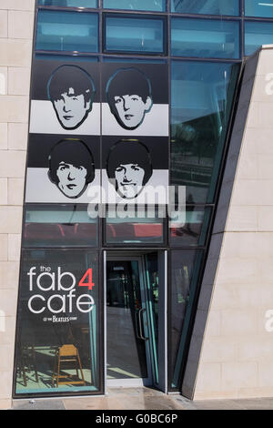 Fab 4 cafe, Liverpool, Merseyside England, Regno Unito Foto Stock