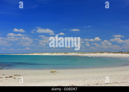 Spiaggia in Bretagna, Francia Foto Stock