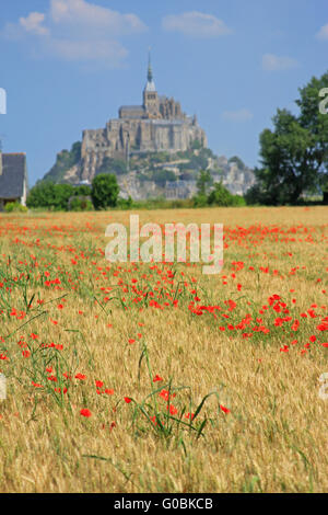 Mont Saint Michel, Francia Foto Stock