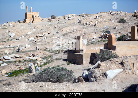 Nabi Musa site nel deserto della Giudea , Israele Foto Stock