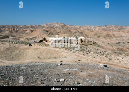 Nabi Musa site nel deserto della Giudea , Israele Foto Stock