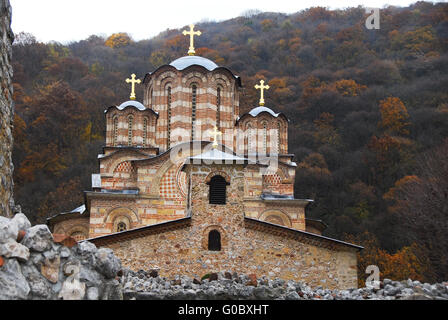 Il serbo monastero ortodosso Ravanica Foto Stock