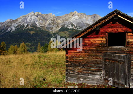 Vecchio Alp tirolese Foto Stock