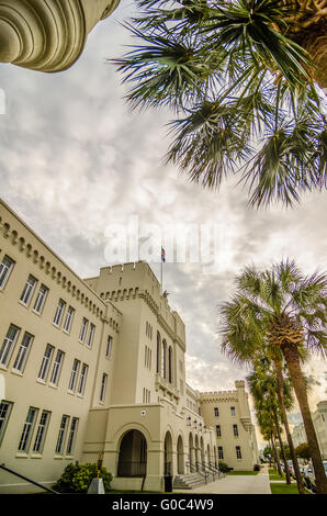 La cittadella vecchia capus edifici di Charleston, Carolina del Sud Foto Stock