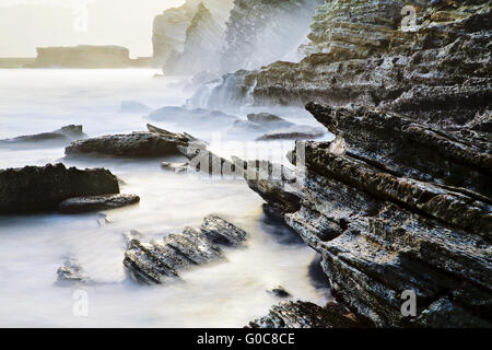 Costa di Barrica, Paesi Baschi Foto Stock