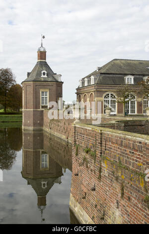 Moated il castello Nordkirchen, Germania Foto Stock