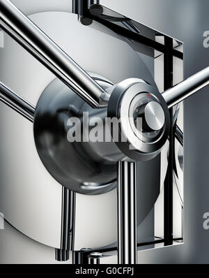 caveau di una banca Foto Stock