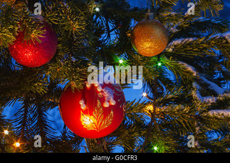 Decorazione per alberi di natale Foto Stock