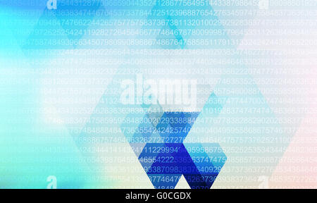 Abstract il concetto di tecnologia Foto Stock