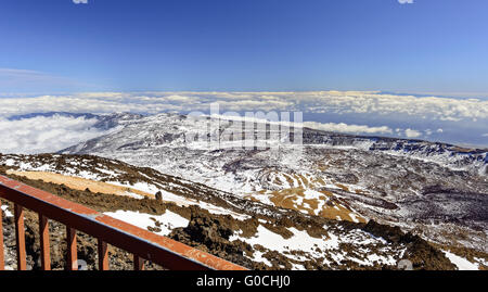 Il cratere del Teide Paesaggio - Tenerife Foto Stock