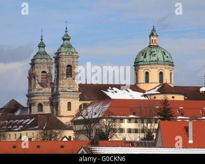 Basilica di Weingarten, Alta Svevia in Germania Foto Stock