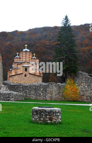 Il serbo monastero ortodosso Ravanica Foto Stock