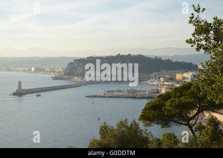 Guardare in inverno a che i libri di Nizza Foto Stock