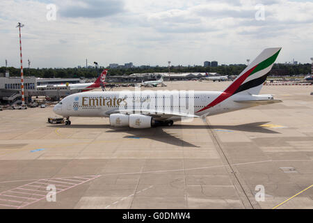 Un380-800 Emirates Foto Stock