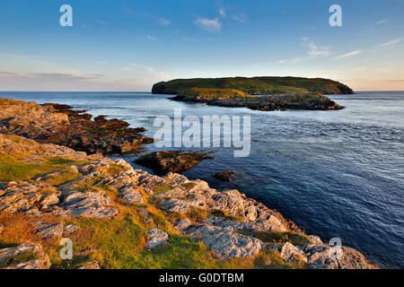 Il polpaccio dell uomo; il suono; Isola di Man; Regno Unito Foto Stock
