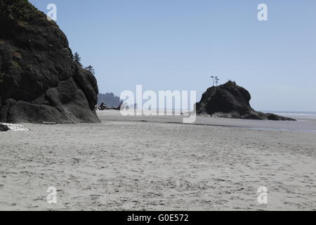 Seconda Spiaggia, Olympic Nationalpark Foto Stock