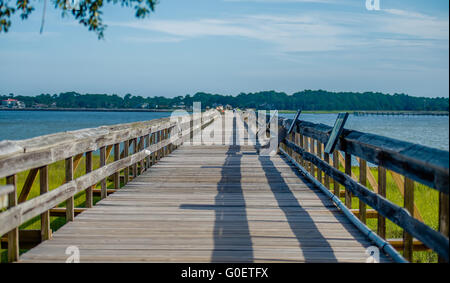 Scene di natura intorno a caccia island Carolina del Sud Foto Stock