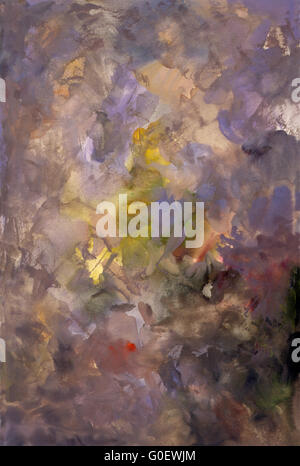 Abstract texture gouache su carta Foto Stock