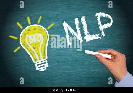 NLP Neuro Linguistic Programming Foto Stock