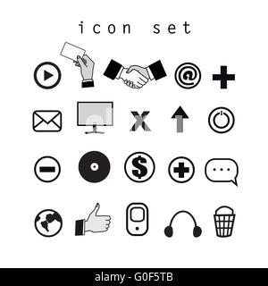 Il tema del computer Illustrazione Vettoriale