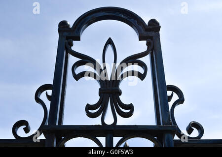 San Giuseppe oratorio' BLACK FENCE, Montreal Foto Stock