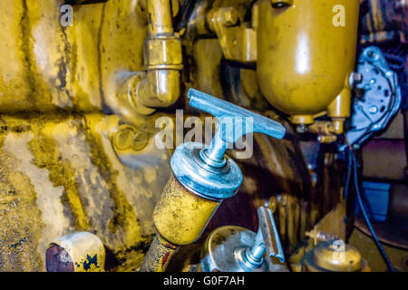 Generatore diesel unità ha un gruppo montato il radiatore e il filtro del combustibile Foto Stock