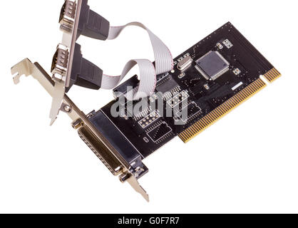 Computer digital input output port isolato la scheda Foto Stock