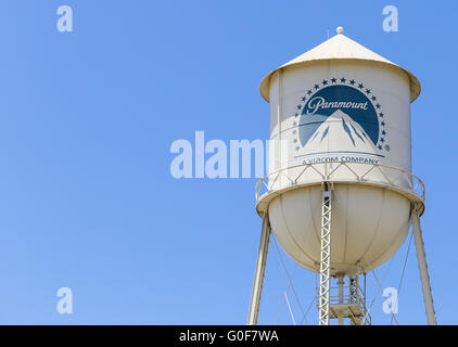 Paramount Studios Water Tower Foto Stock