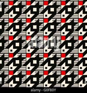 Modello houndstooth variazione Foto Stock