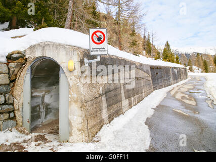 Tunnel pedonale Foto Stock