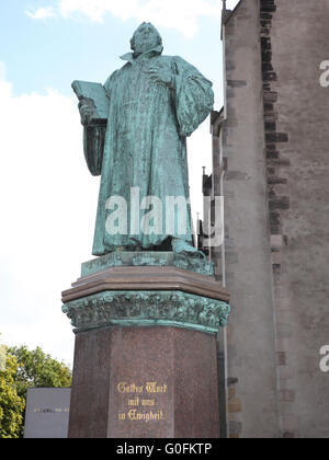 Impressioni da Magdeburg-Martin Luther Memorial Foto Stock