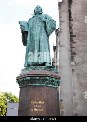 Impressioni da Magdeburg-Martin Luther Memorial Foto Stock