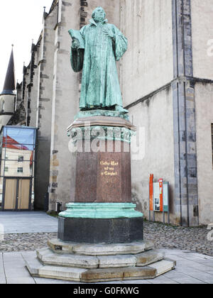 Impressioni da Magdeburg-Martin Luther Memorial Foto Stock