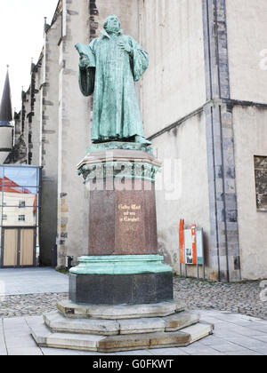 Impressioni da Magdeburg-Martin Luther Memorial Foto Stock