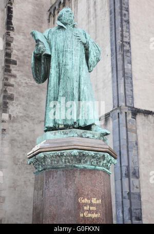 Impressioni da Magdeburg-Martin Luther Memorial Foto Stock