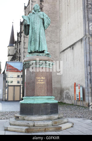 Impressioni da Magdeburg-Martin Luther Memorial Foto Stock