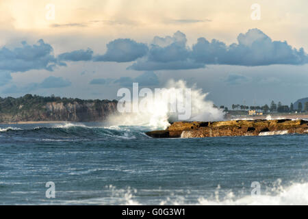 Turimetta Beach, a nord di Sydney, Nuovo Galles del Sud, Australia Foto Stock