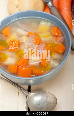 Italiano tradizionale di minestrone Foto Stock