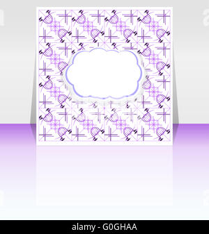 Modelli di business per brochure, volantini o opuscoli. Disegnato a mano doodle floreale disegno astratto sfondo vettoriale Foto Stock