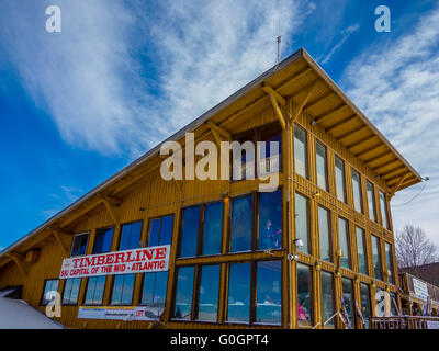 Paesaggio intorno timberline ski resort West Virginia Foto Stock