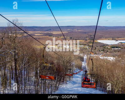 Paesaggio intorno timberline ski resort West Virginia Foto Stock