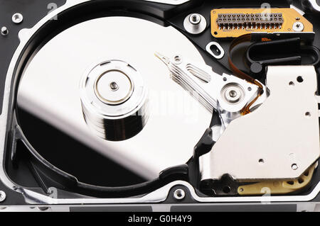 Smontate il computer unità disco rigido sopra visualizza Foto Stock