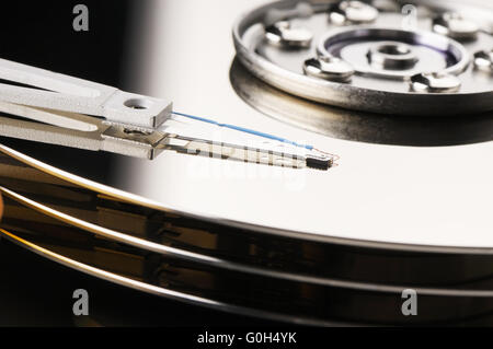 Smontate il computer unità disco rigido backround Foto Stock