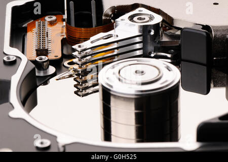 Smontate il computer unità disco rigido backround Foto Stock