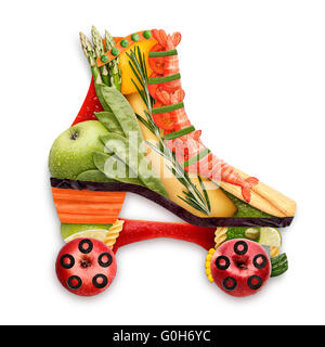 Pattini di vegetariani. Foto Stock