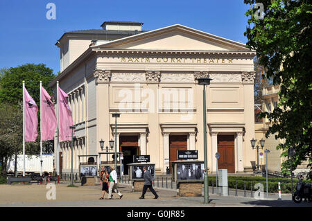 Maxim Gorki Theater am Festungsgraben, nel quartiere Mitte di Berlino, Germania / Maxim-Gorki-theatre Foto Stock