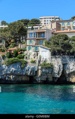 PORT DE CASSIS, HABITAT, CASSIS, BDR FRANCIA 13 Foto Stock