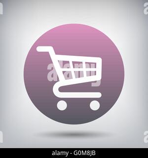 Icona del carrello Illustrazione Vettoriale