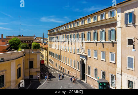 Palazzo del Quirinale, residenza del Presidente della Repubblica Foto Stock